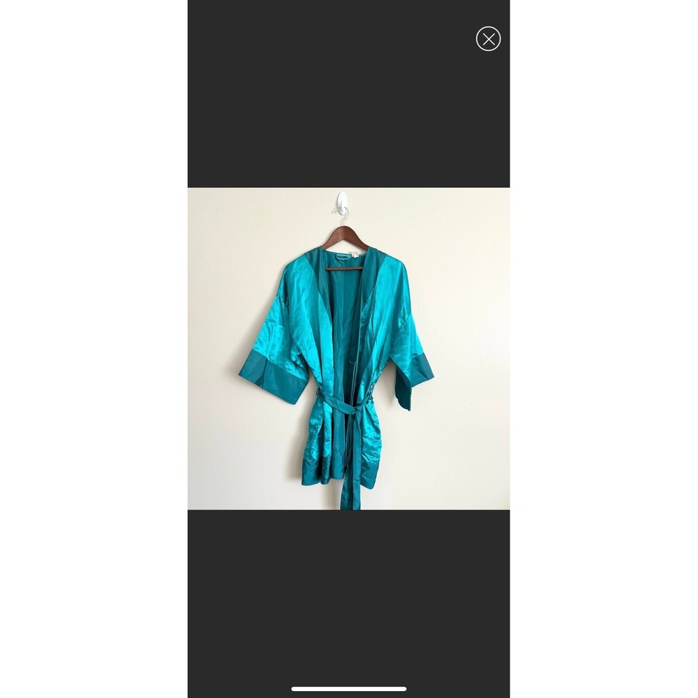 Victoria's Secret Gold Label Turquoise One Sizeโ Fits All Robe